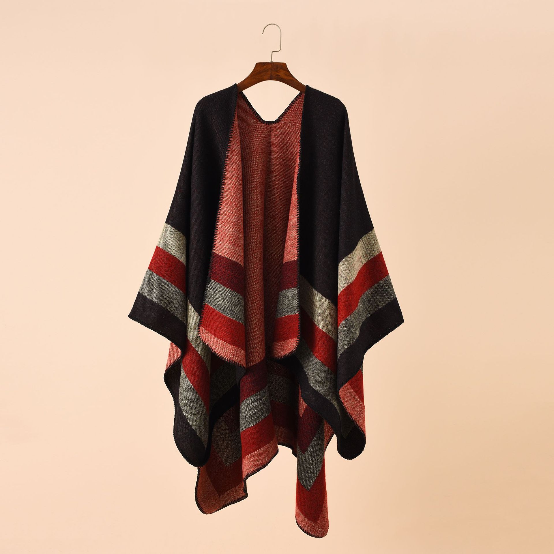 Cashmere Pashmina Wrap - 2024เสื้อปอนโชกันหนาวลายสก๊อตและเสื้อคลุมสำหรับผู้หญิงผ้าคลุมไหล่ขนาดใหญ่ผ้าแคชเมียร์ผ้าแคชเมียร์ผ้าพันสำหรับผู้หญิง