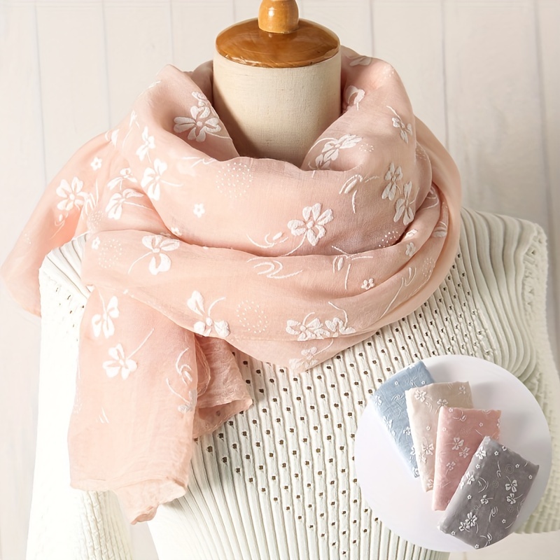 Shawl Wrap Winter - 2023 สเปนฤดูใบไม้ผลิผู้หญิงผ้าพันคอแฟชั่นบางยาวผ้าพันคอผ้าไหมผ้าฝ้ายฤดูหนาวผ้าคลุมไหล่ Lady Pashmina Bandanas Foulard
