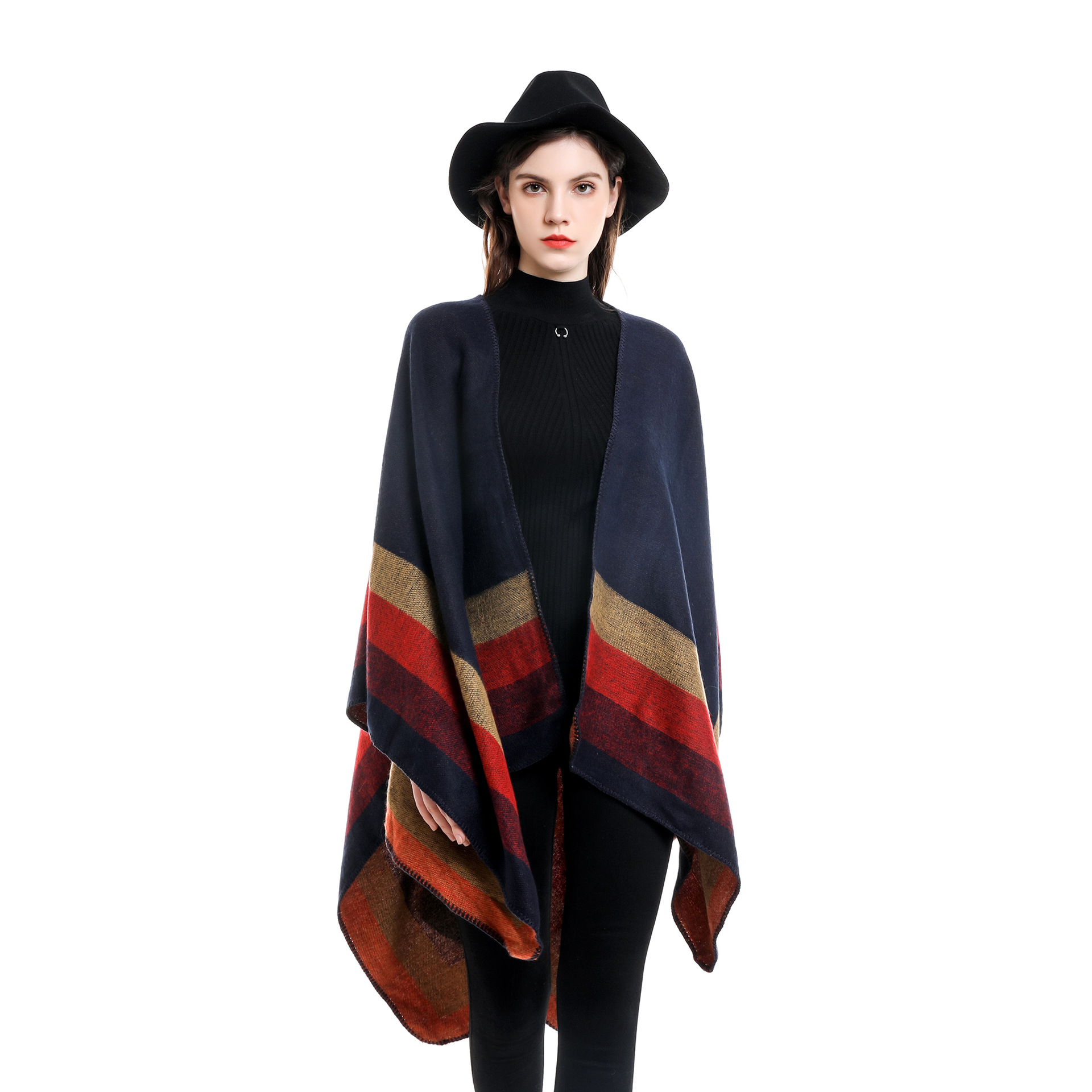 2024เสื้อปอนโชกันหนาวลายสก๊อตแ - Cashmere Pashmina Wrap บทวิจารณ์และราคา