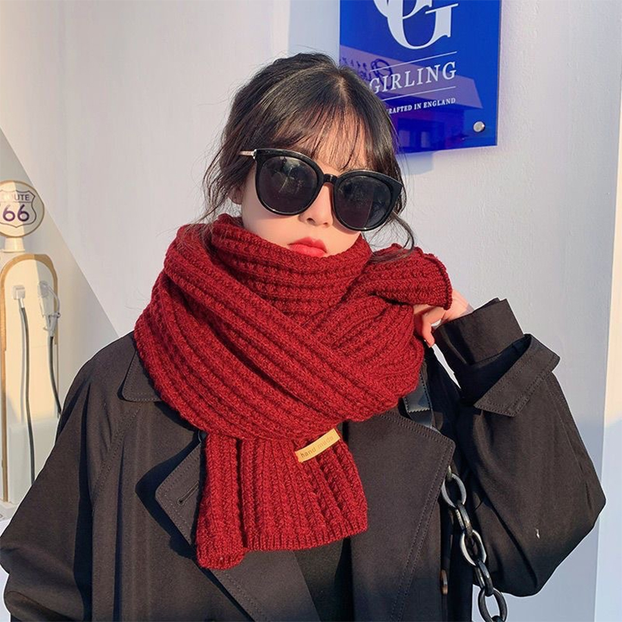 ผ้าพันคอไหมแคชเมียร์ถักหนา อุ่ - Wool Scarf Men บทวิจารณ์และราคา