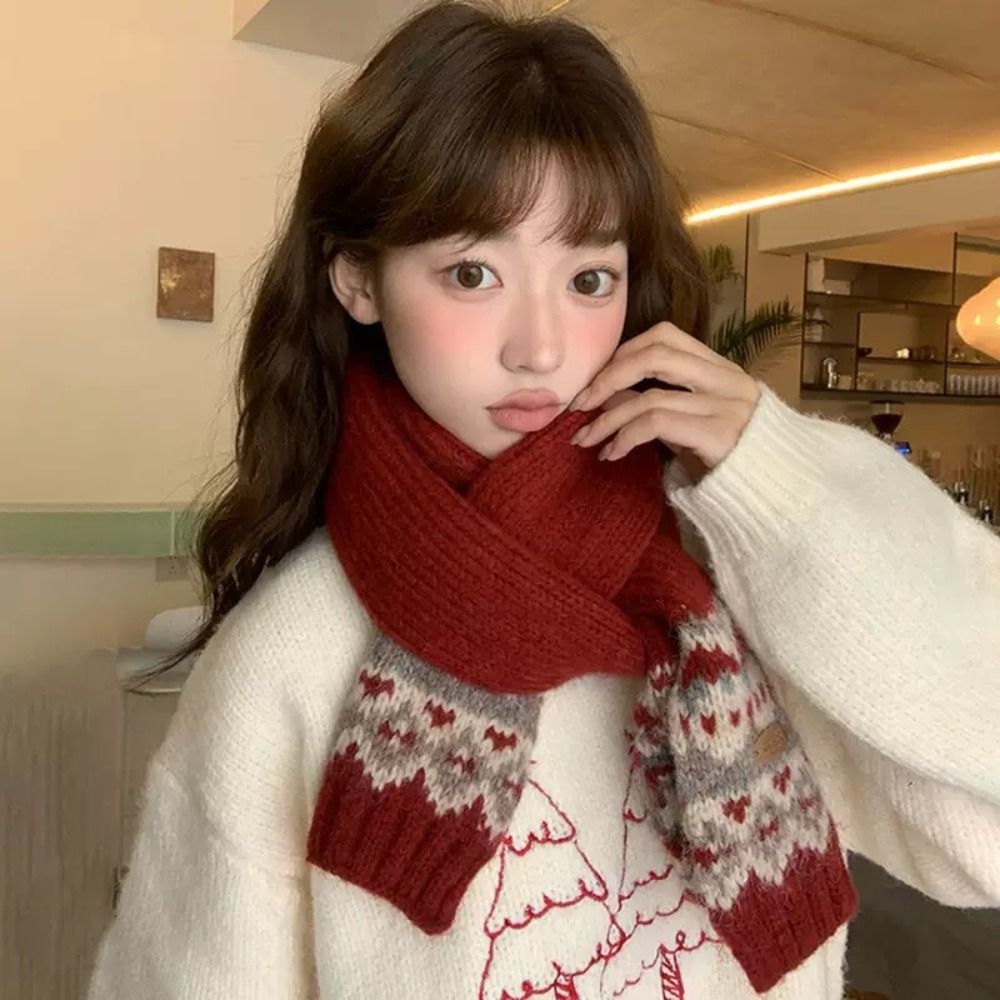 ผ้าพันคอไหมพรมลายแจ็คการ์ดแบบค - Wool Scarf Men บทวิจารณ์และราคา