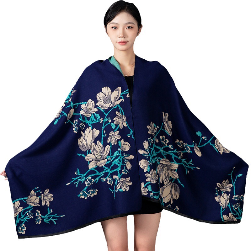 ผู้หญิงฤดูหนาวผ้าคลุมไหล่ผ้าพั - Shawl Wrap Winter บทวิจารณ์และราคา