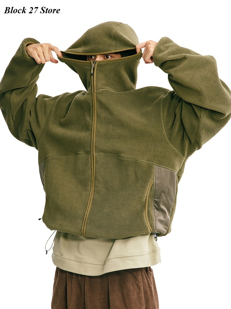 เสื้อฮู้ดผู้ชาย ผ้าฝ้าย สำหรับ - Sherpa Hoodie Fleece บทวิจารณ์และราคา