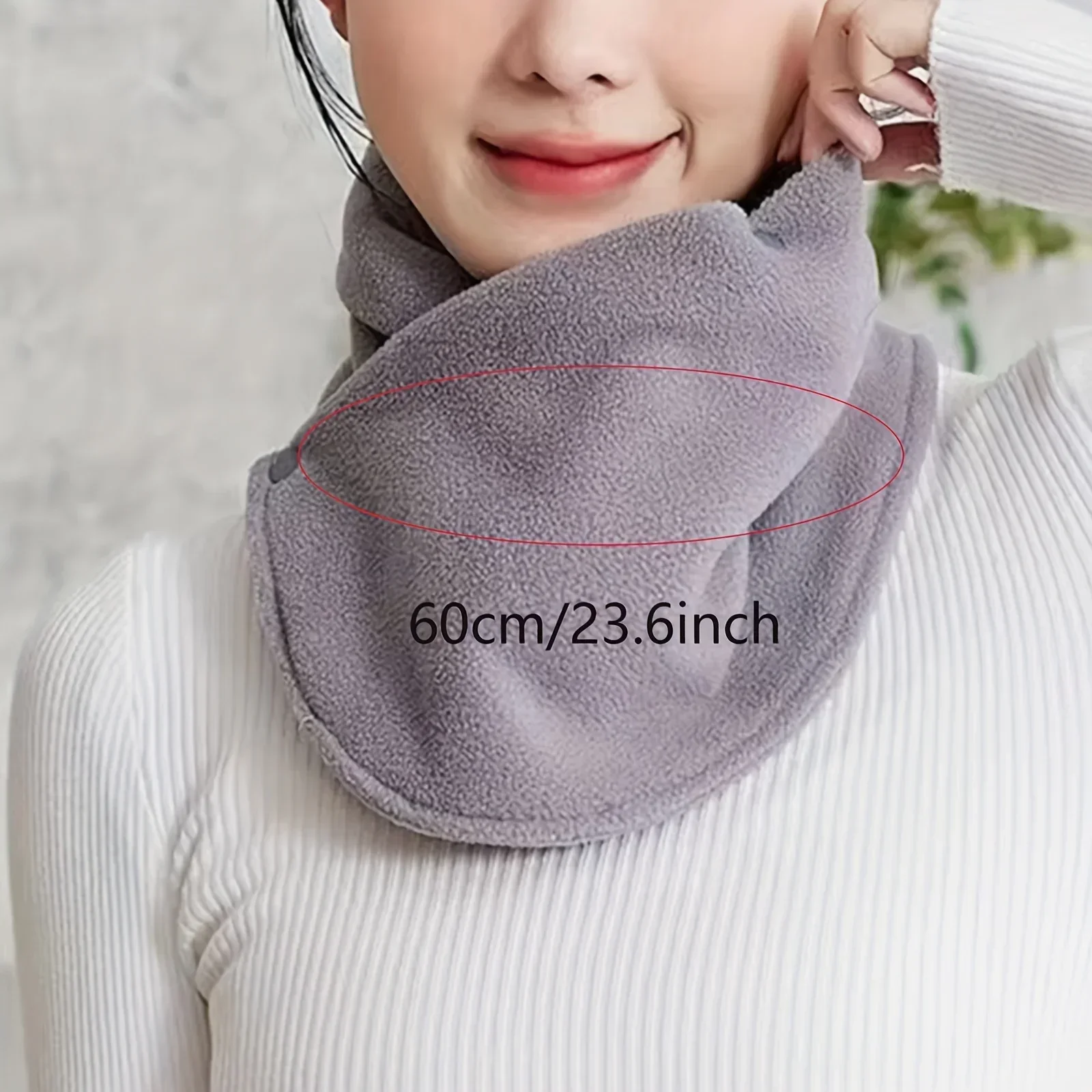 ใหม่ขนแกะสําหรับผ้าพันคอผู้หญิ - Neck Gaiter Fleece บทวิจารณ์และราคา
