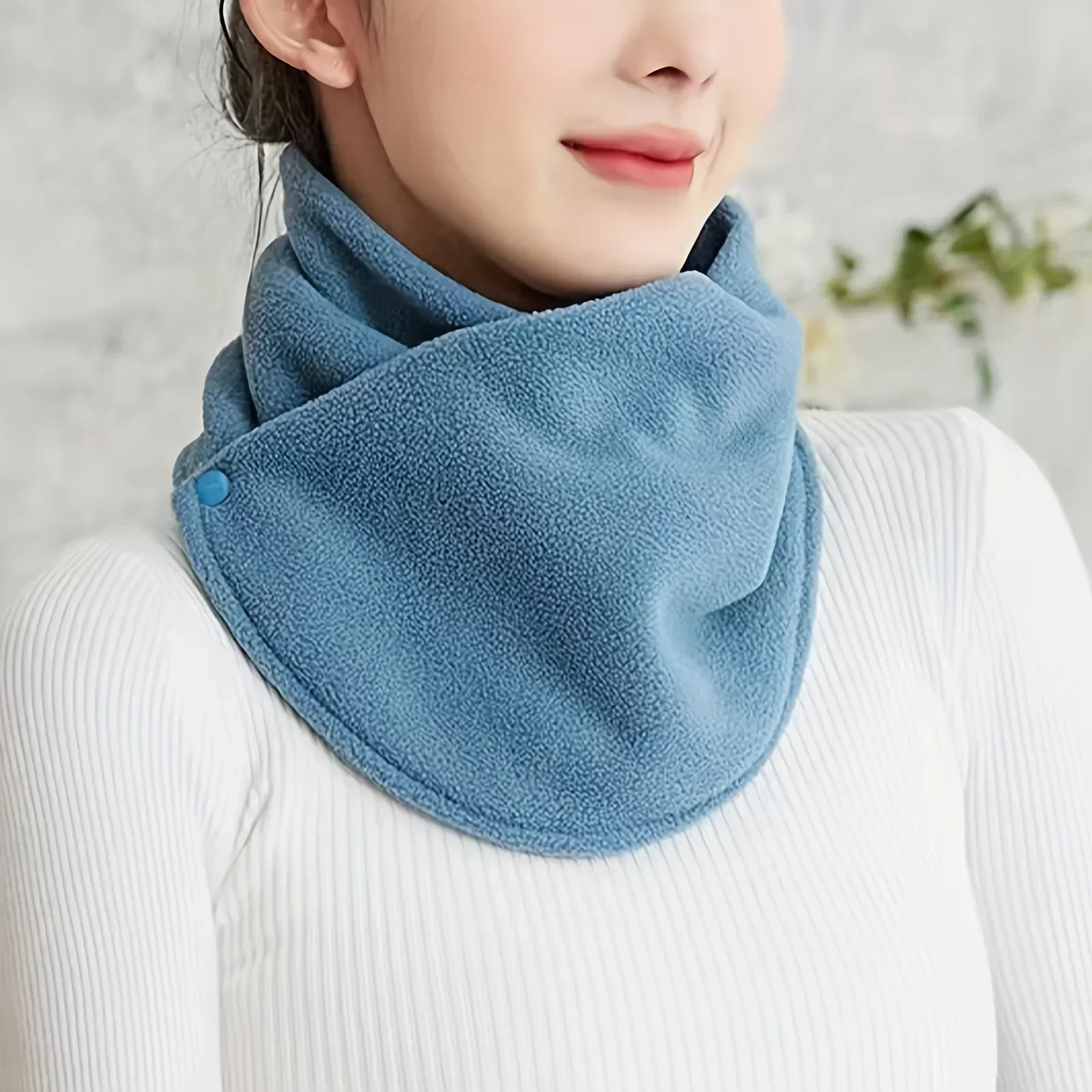 ใหม่ขนแกะสําหรับผ้าพันคอผู้หญิ - Neck Gaiter Fleece บทวิจารณ์และราคา