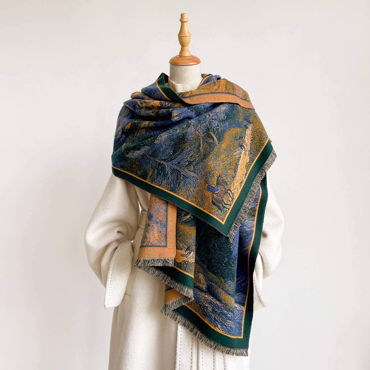 ผ้าพันคอผู้หญิง ผ้าแคชเมียร์ ผ - Cashmere Pashmina Wrap บทวิจารณ์และราคา