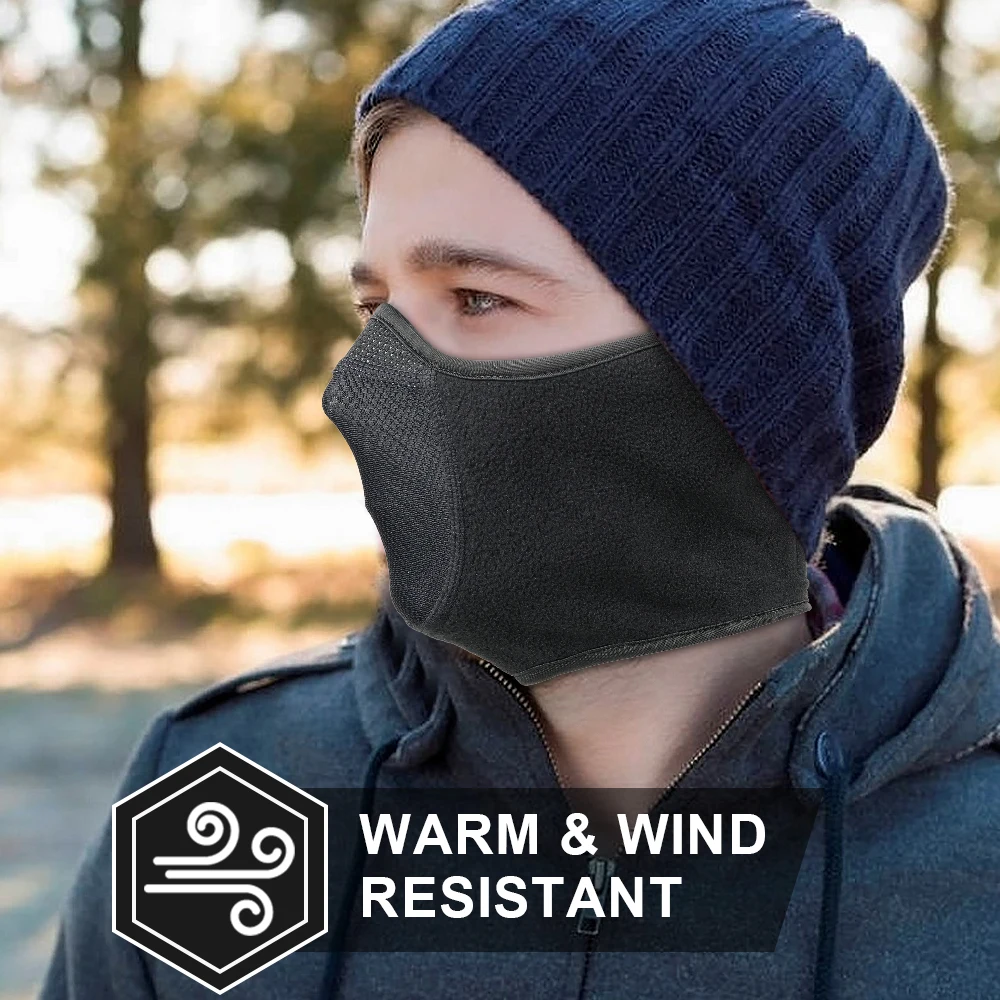ฤดูหนาวคออุ่นฝาครอบหูขนแกะเย็น - Fleece Ear Warmer Band บทวิจารณ์และราคา