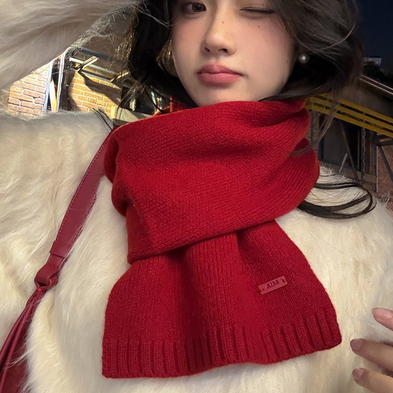 ผ้าพันคอขนสัตว์แท้ 100% สีพื้น - Wool Scarf Men บทวิจารณ์และราคา