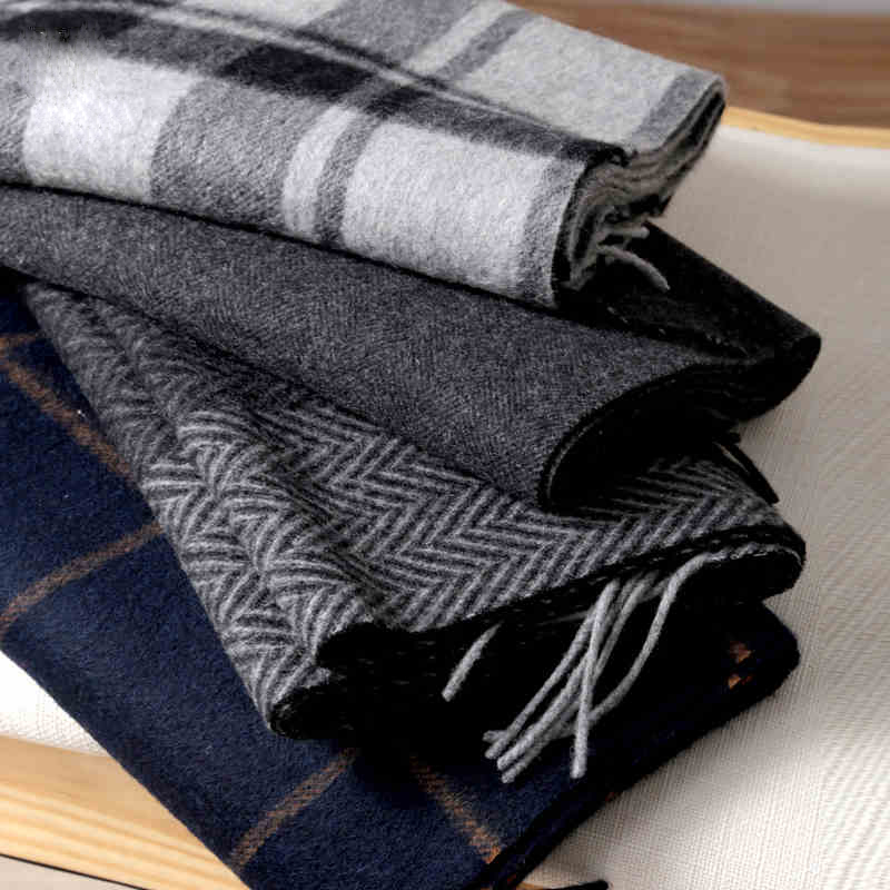 Pashmina ผ้าพันคอผู้ชายฤดูหนาว - Wool Scarf Men บทวิจารณ์และราคา