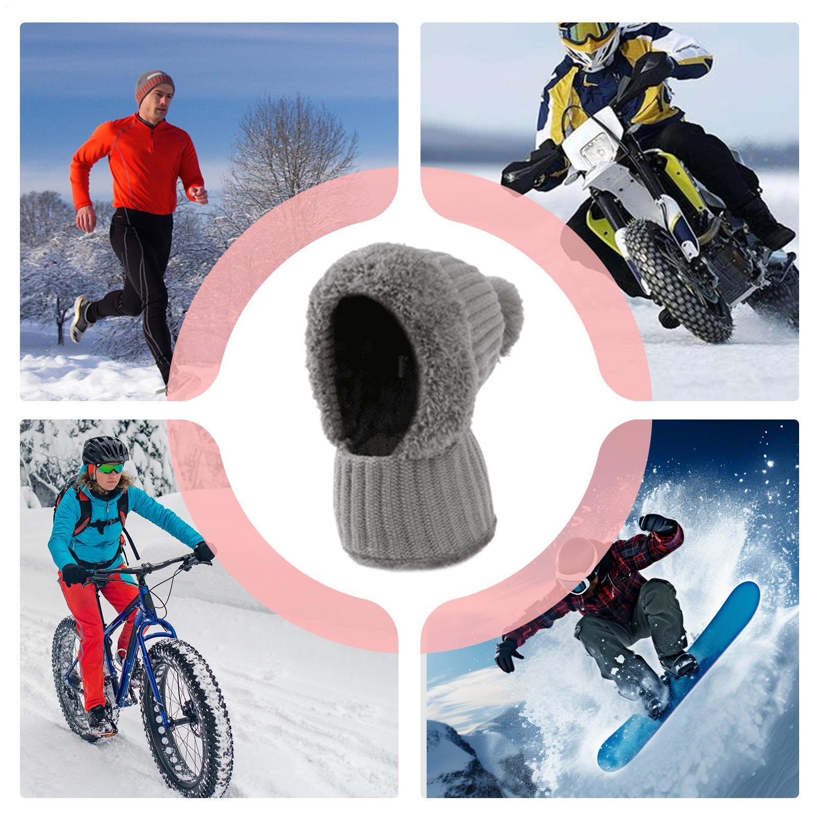 หมวกฤดูหนาวสำหรับผู้หญิง หมวกบ - Neck Gaiter Fleece บทวิจารณ์และราคา